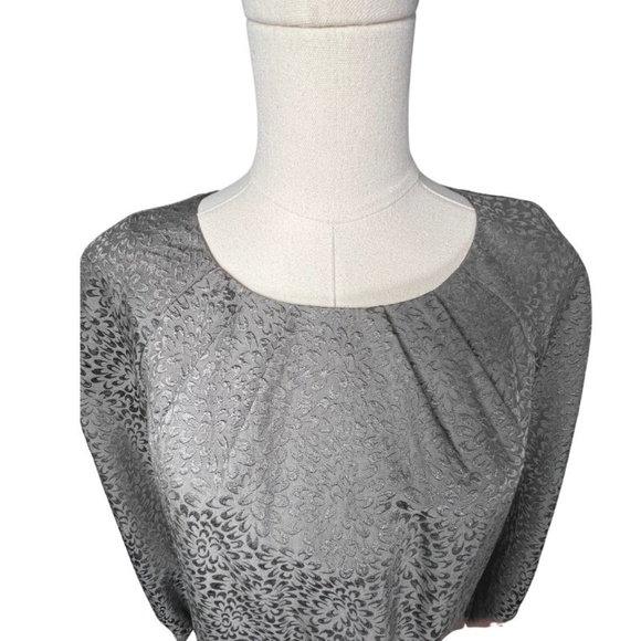 Juicy Couture Gray Patterned A-Line Dress (M) - Picture 4 of 12